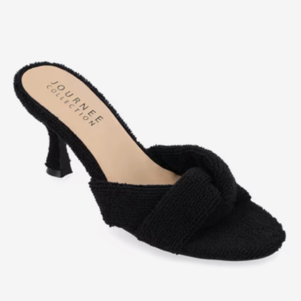 Journee Terry Cloth Sandal